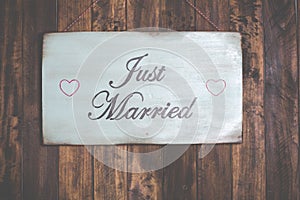 Poster Just Married