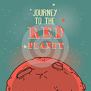 Poster for Mars colonization program