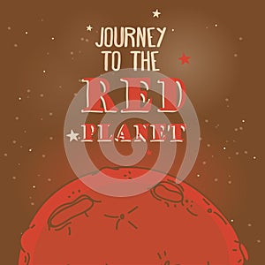 Poster for Mars colonization program