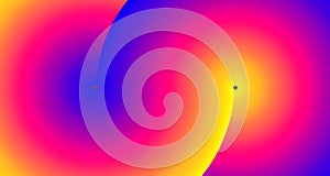 Poster for party, abstract bright infinity sign