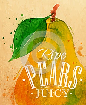 Poster pear
