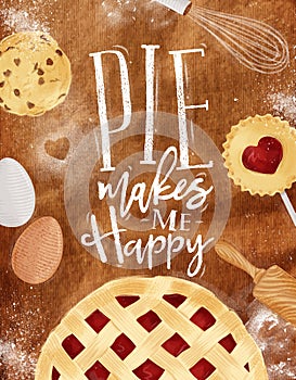 Poster pie craft