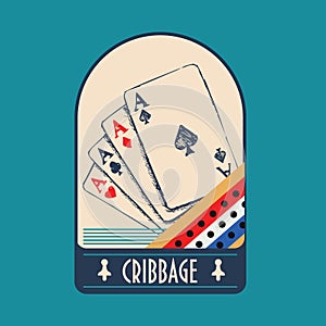 Poster for playing Cribbage