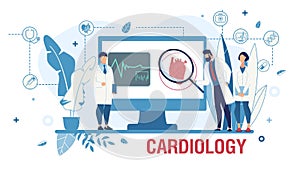 Poster Promoting Online Cardiological Service photo