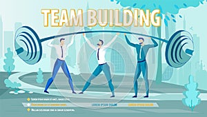 Poster Promoting Team Building Business Trainings