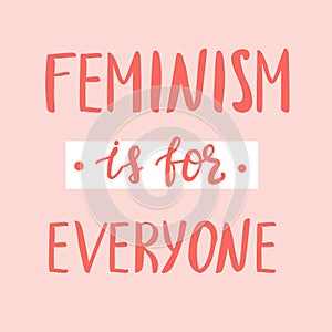 Poster or t-shirt template with feminists quote.