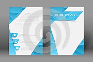 Poster template design