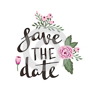 Poster template - save the date. Wedding, marriage, save the date, Valentine's day.