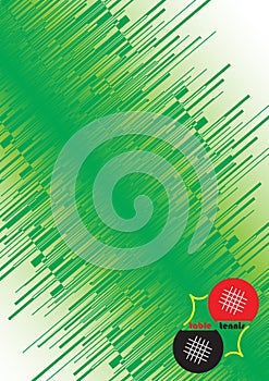 Poster for tennis events.Abstract green background