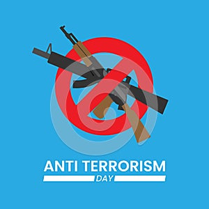 poster to commemorate anti terrorist day