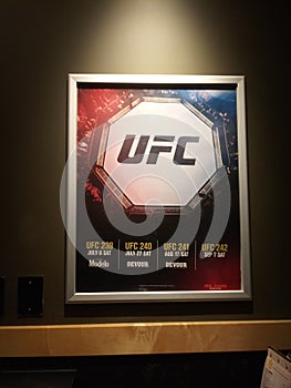 Poster of UFC Events from Buffalo Wild Wings