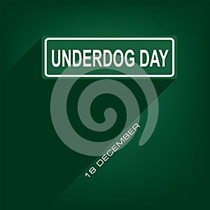 Poster Underdog Day