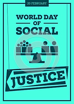 Poster for World Day of Social Justice