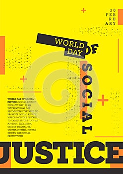 Poster for World Day of Social Justice