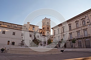 Postigline Square in Raiano (Italy)