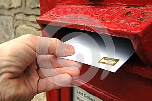 Posting a letter in the UK