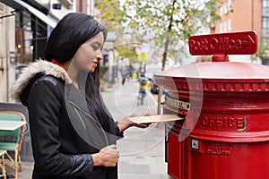 Posting letters photo