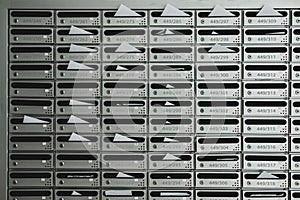 Posting mail boxes with room number