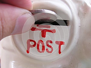 Posting money
