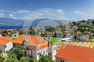 Postira on Brac island skyline view, Dalmatia, Croatia. Postira on Brac island skyline view, Dalmatia, Croatia. Gorgeous view on