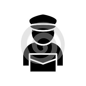 Postman icon vector design template basic RGB