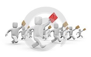 Postman rivalery - Mail delivery