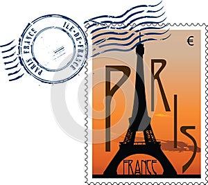 Postmark from france