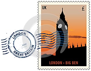 Postmark from London