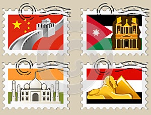 Postmarks - sights of the world series