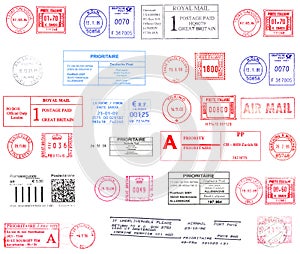 Postmarks from western Europe