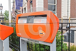 PostNL orange mailbox