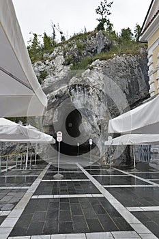 Postojna cave entry, Slovenia