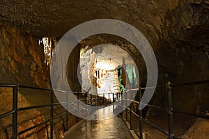 Postojna cave pathway