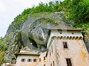 Postojna, Slovenia - View of the Predjama Castle