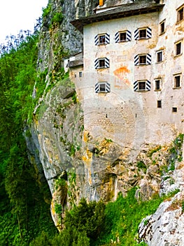 Postojna, Slovenia - View of the Predjama Castle