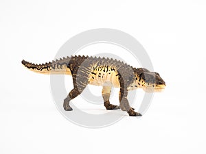 Postosuchus Dinosaur on white background