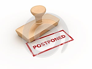 Postponed Rubber Stamp