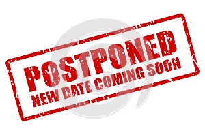 Postponed stamp