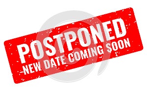 Postponed stamp