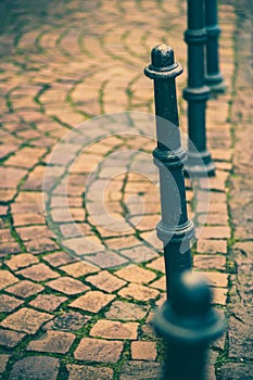 Posts in the street