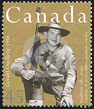 Poststamp printed by Canada