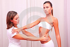 Postural evaluation spinal column