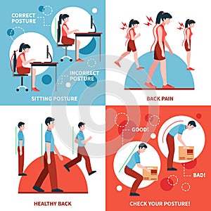 Posture 2x2 Design Concept Set