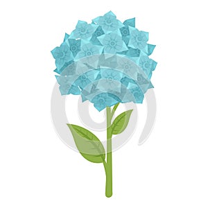 Posy style scent flower icon cartoon vector. Floral blossom