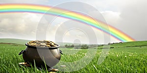 Pot of Gold with Rainbow