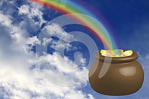 Pot with gold img