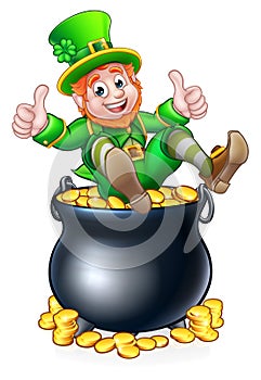 Pot of Gold St Patricks Day Leprechaun photo