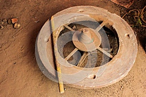 Pot making wheel