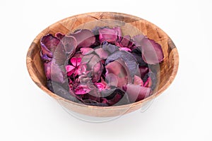 Pot Pourri in a bowl isolated