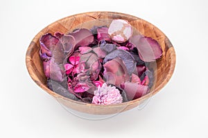 Pot Pourri in a bowl isolated